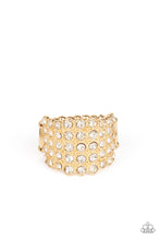 Load image into Gallery viewer, Million Dollar Masquerade Gold Ring
