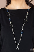 Load image into Gallery viewer, Sheer As Fate~ Blue Lanyard
