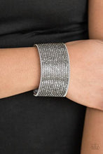 Load image into Gallery viewer, GLITTER GOSSIP SILVER GRAY URBAN BRACELET
